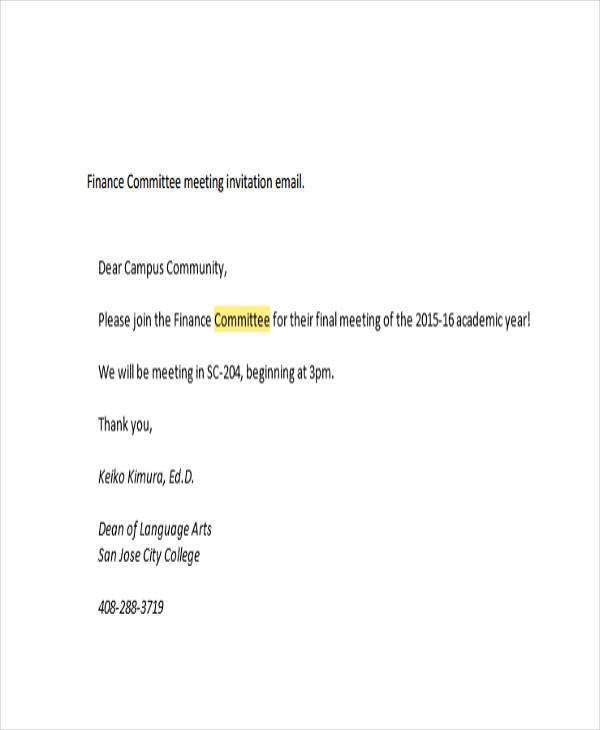 one on one meeting invitation template
