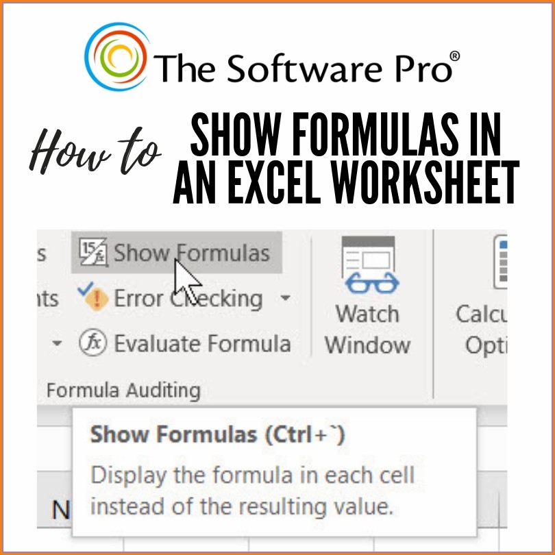 Formulas In Excel Worksheet