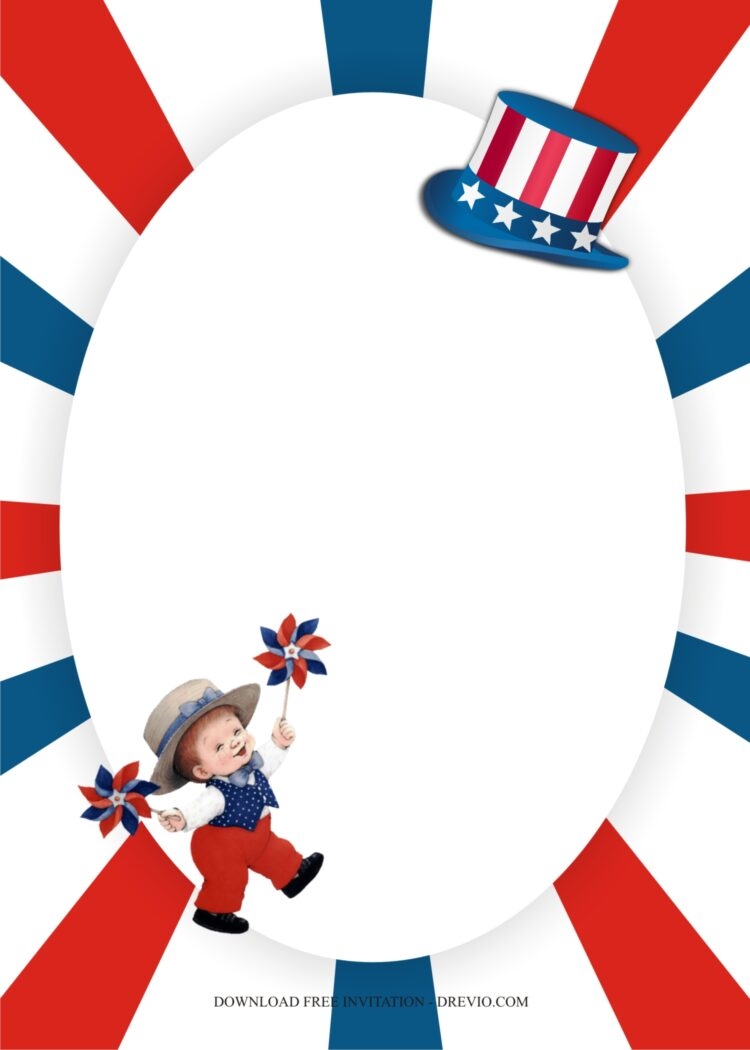 Fourth of july invitation template3 Download Hundreds FREE PRINTABLE 