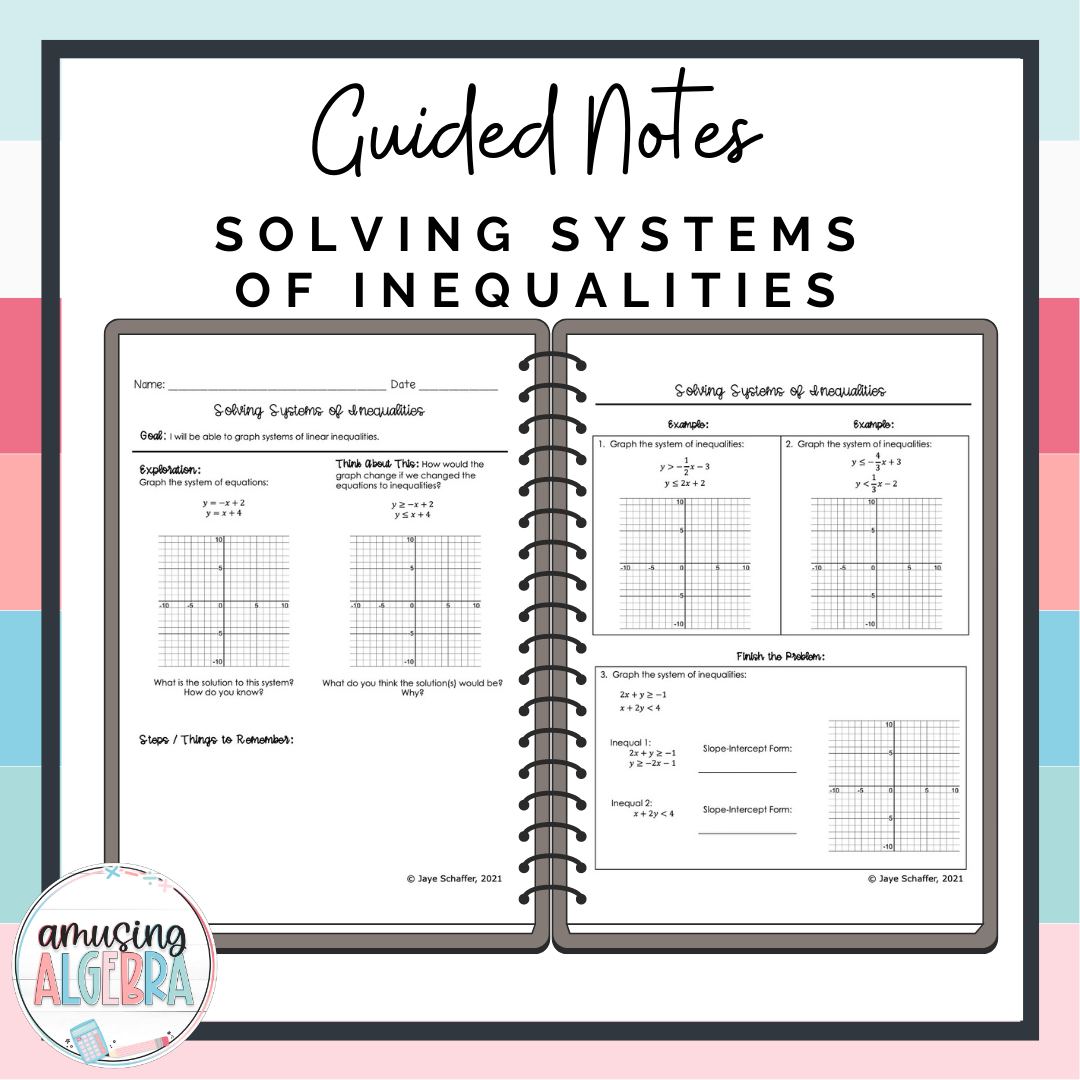 Free Algebra 1 Graphing Inequalities Worksheet Download Free Algebra 1 