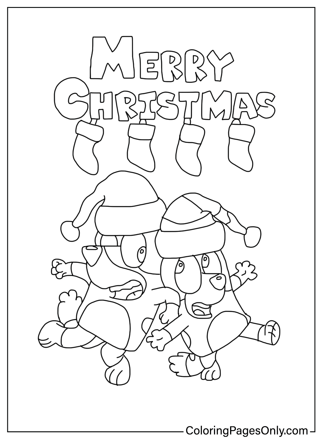 Christmas Free Coloring Page