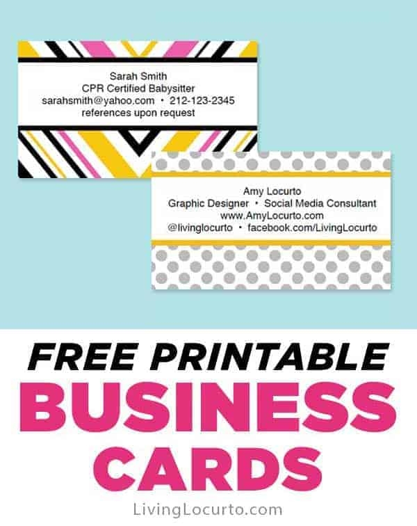 Free Business Cards Printable Best Images Limegroup