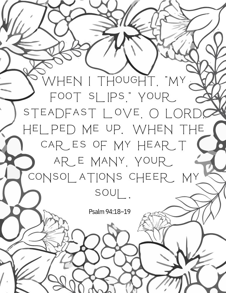 FREE Christian Coloring Pages For Adults 10 Printable Bible Verses
