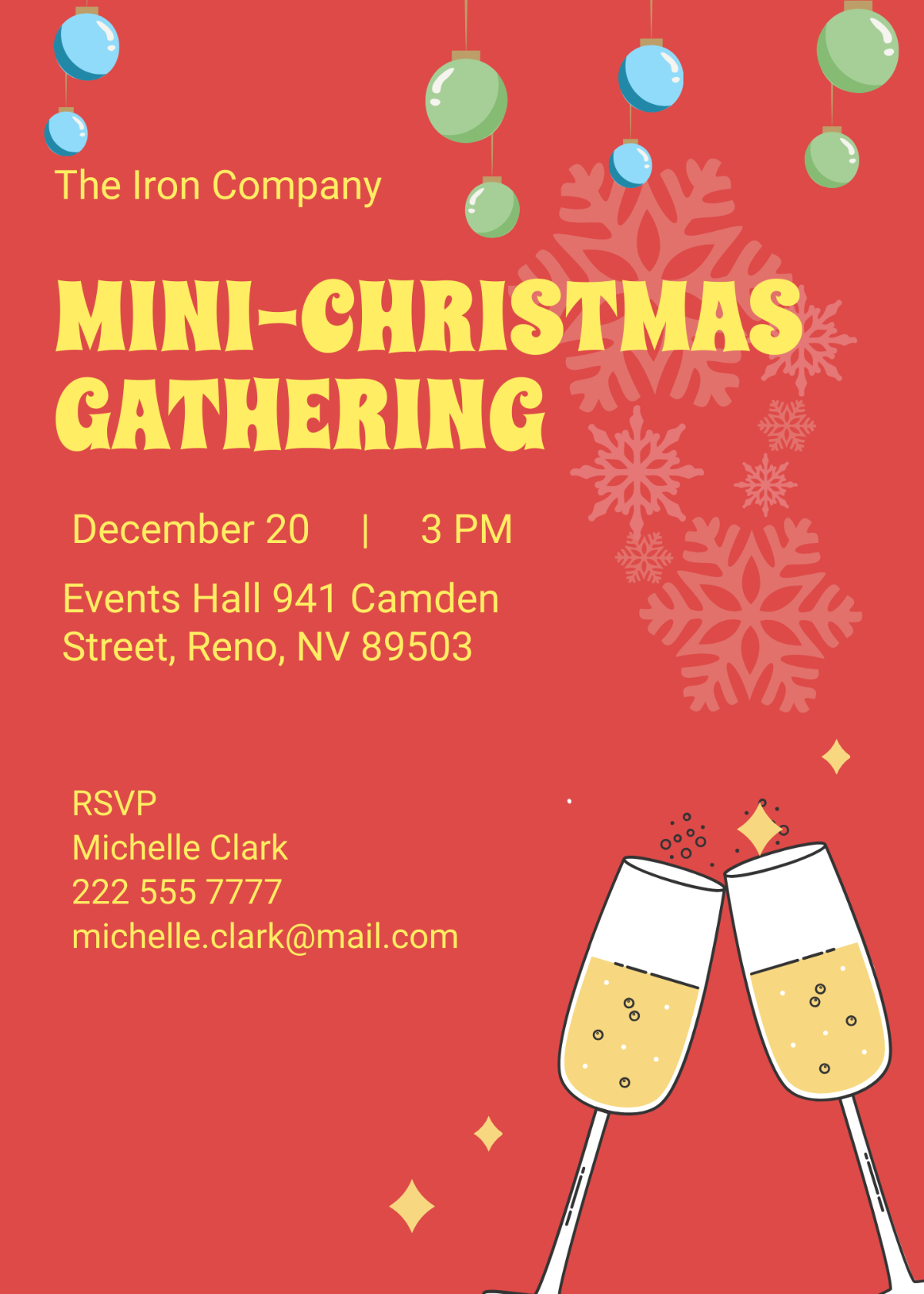 office party invitation template