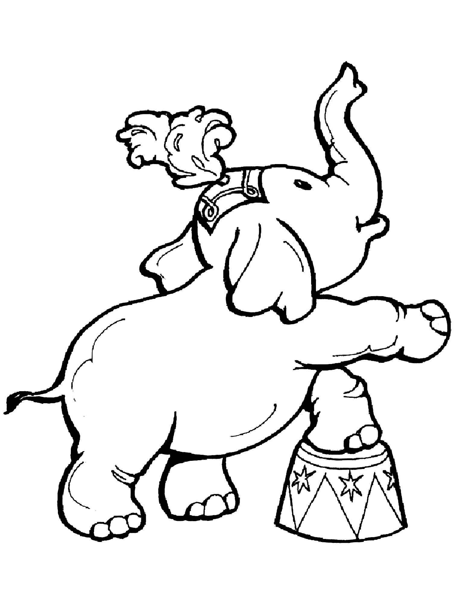 Free Circus Coloring Page To Color Circus Coloring Pages