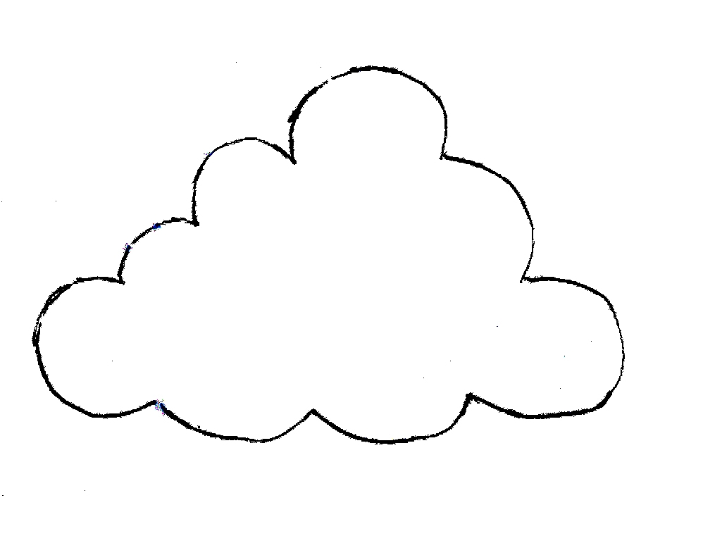 Free Cloud Template Printable ClipArt Best