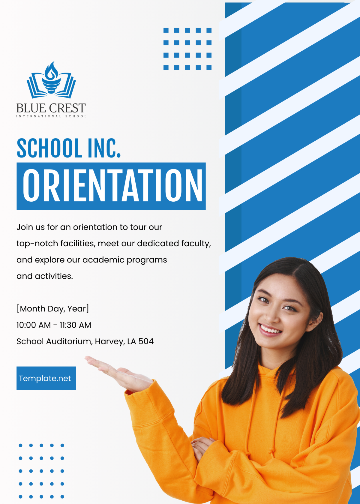 Free College Invitation Template To Edit Online