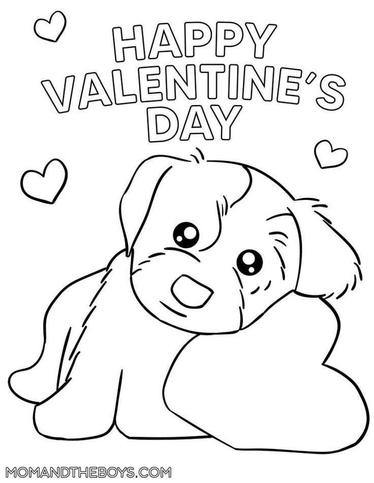 FREE Cute Valentine 39 s Day Printable Coloring Pages For Toddlers