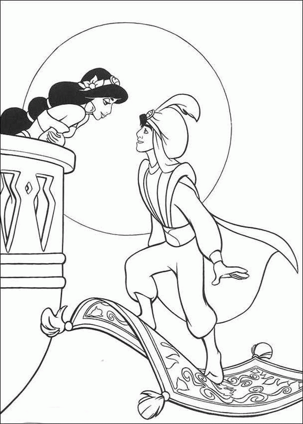 Free Disney Aladdin Coloring Pages Download Free Disney Aladdin