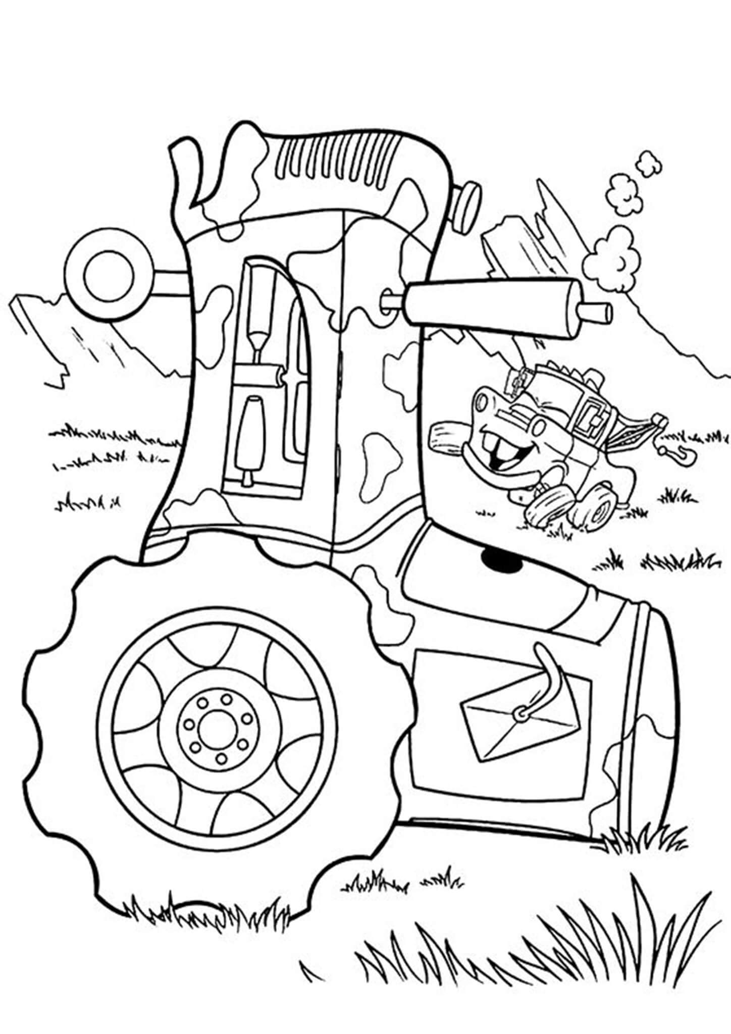 Free Easy To Print Tractor Coloring Pages Tulamama