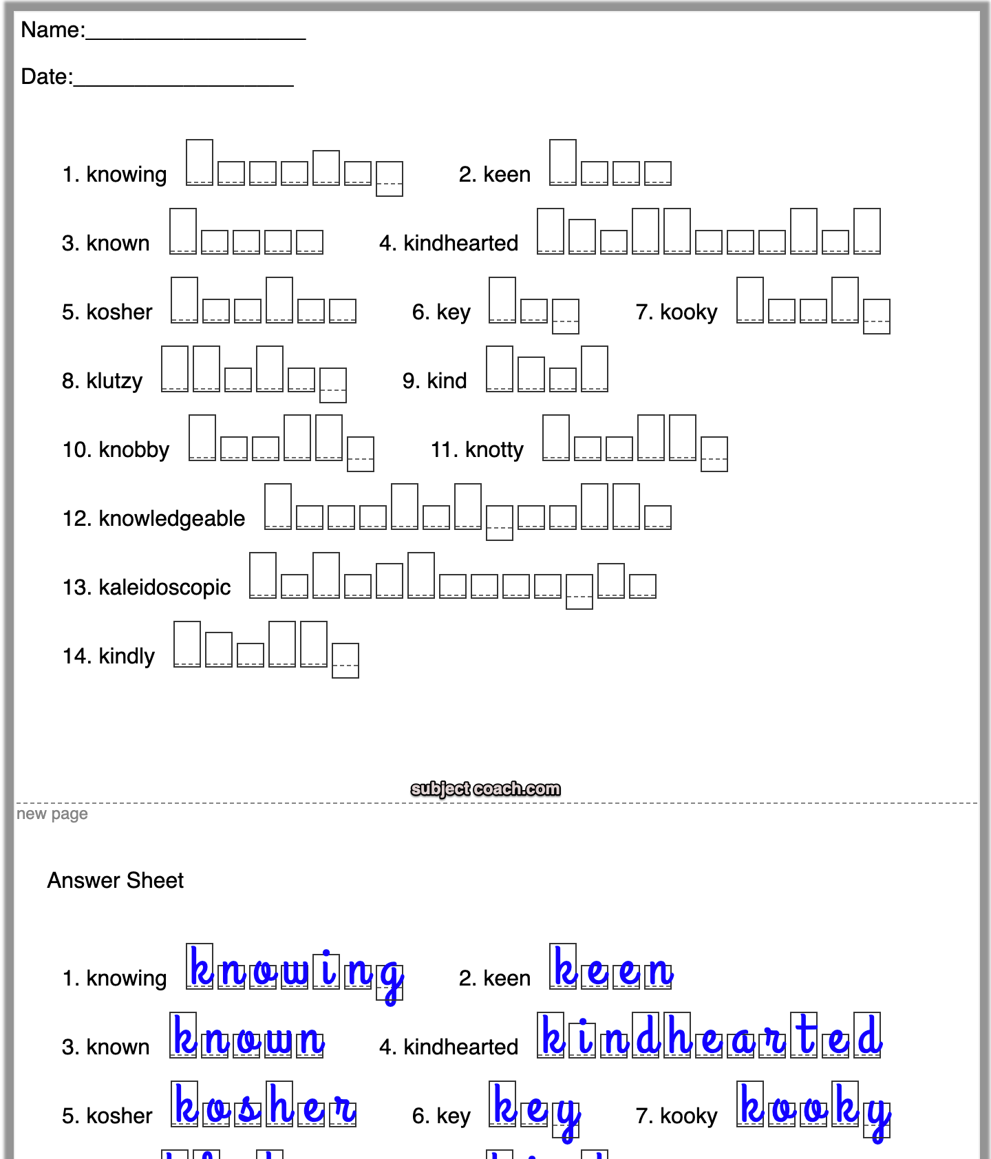 Free English Worksheet Generators For Teachers And Parents Worksheets 