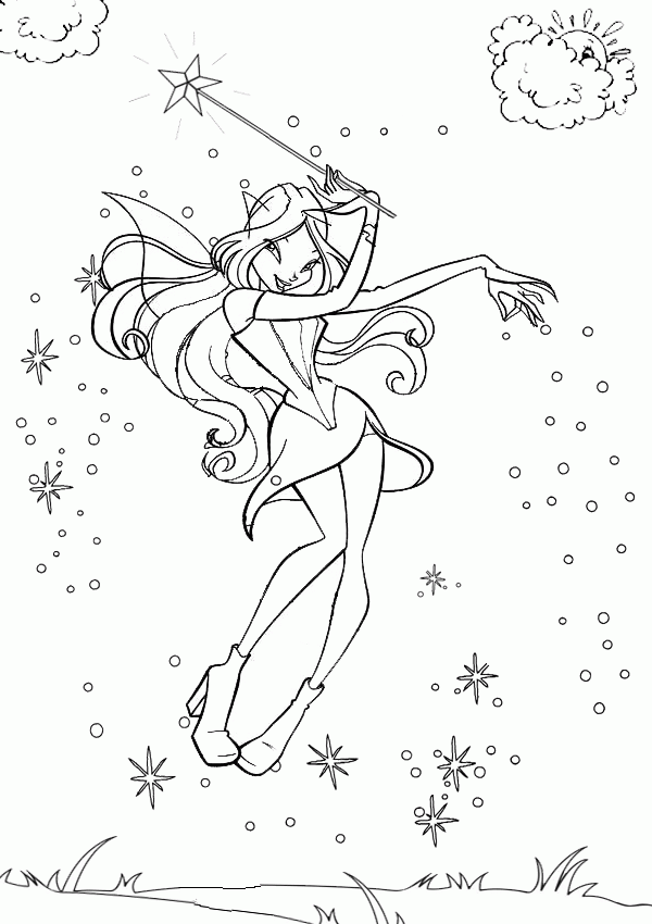Free Fairy Coloring Pages Free Printable Download Free Fairy Coloring 