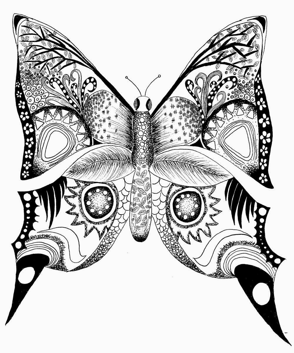 Free Free Butterfly Mandala Coloring Pages Download Free Free 