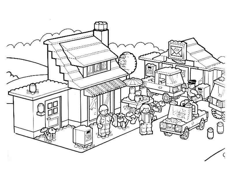 lego coloring pages free printable
