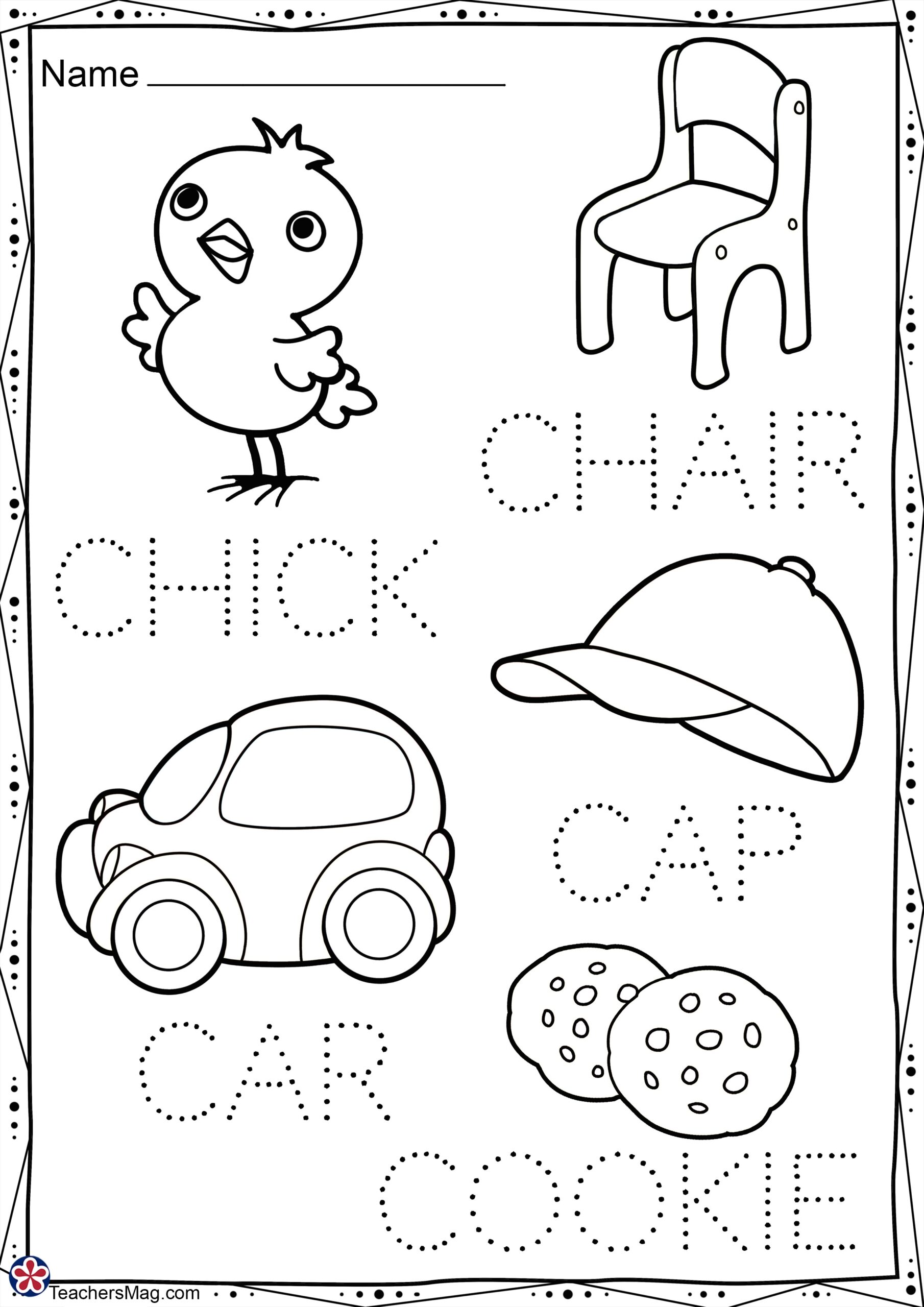 FREE Free Printable Preschool Worksheets Tracing Letters Worksheets