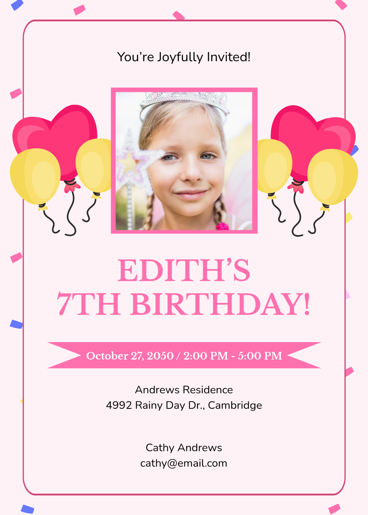 Free Frozen Elsa Birthday Invitation Template To Edit Online