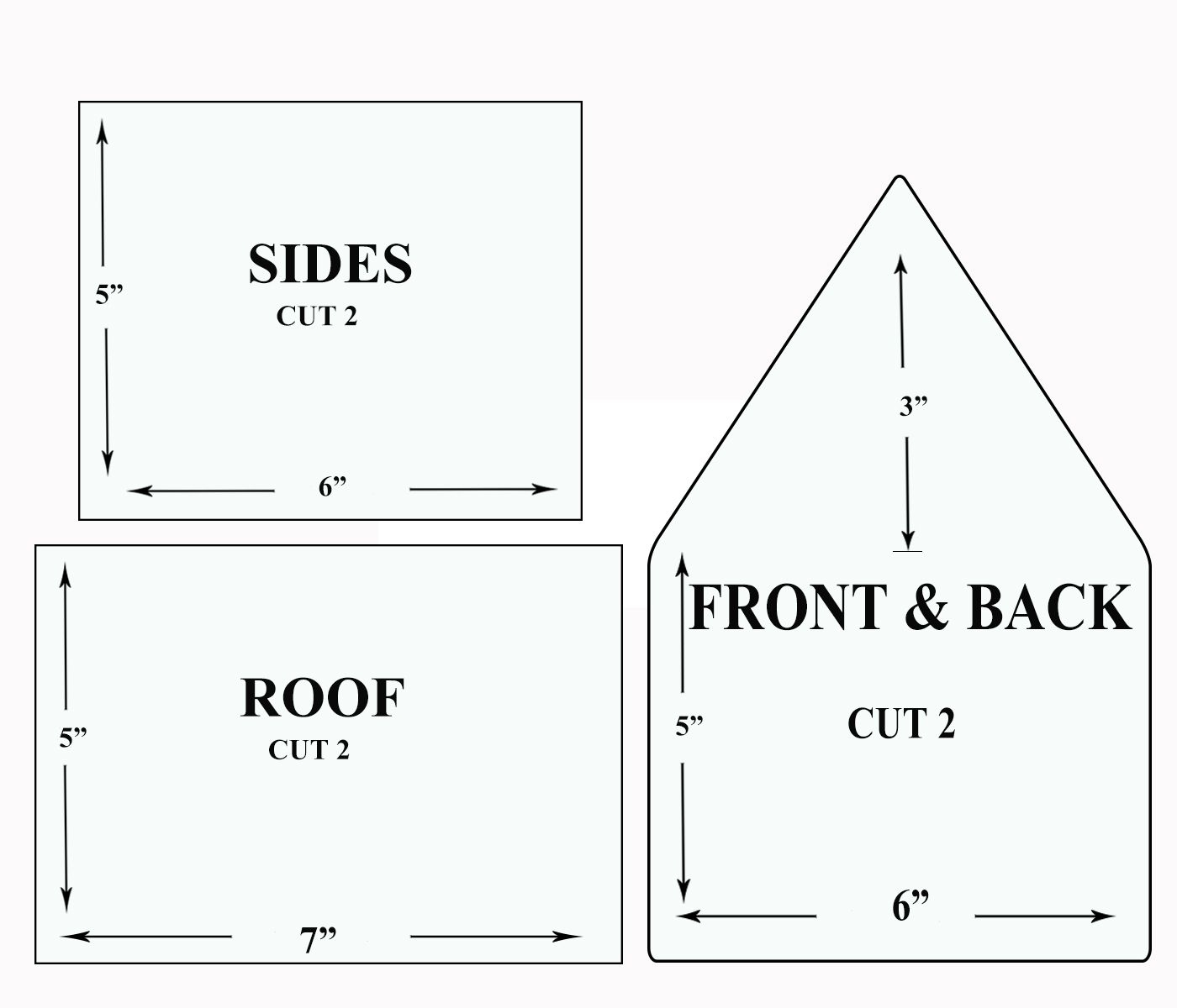 Free Gingerbread House Template Printable Printable Templates