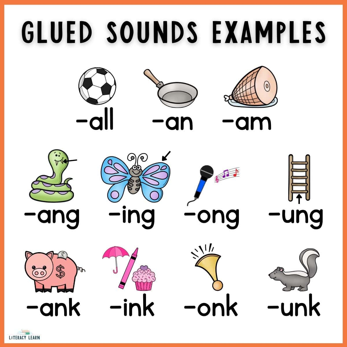 glued sounds worksheets