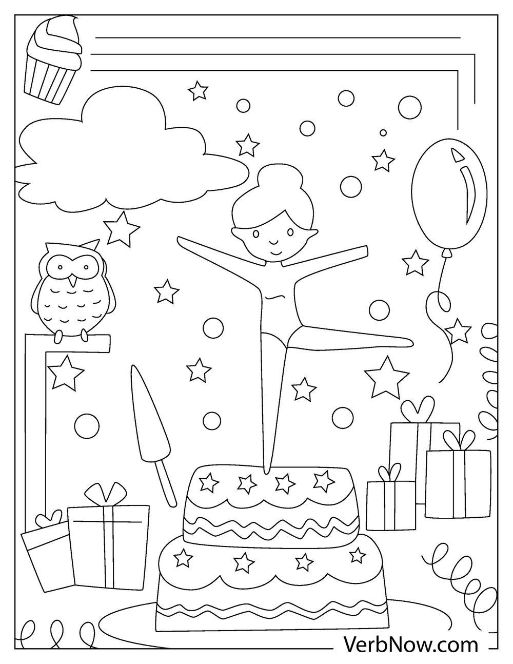 Free Gymnastics Coloring Pages For Download Printable PDF 