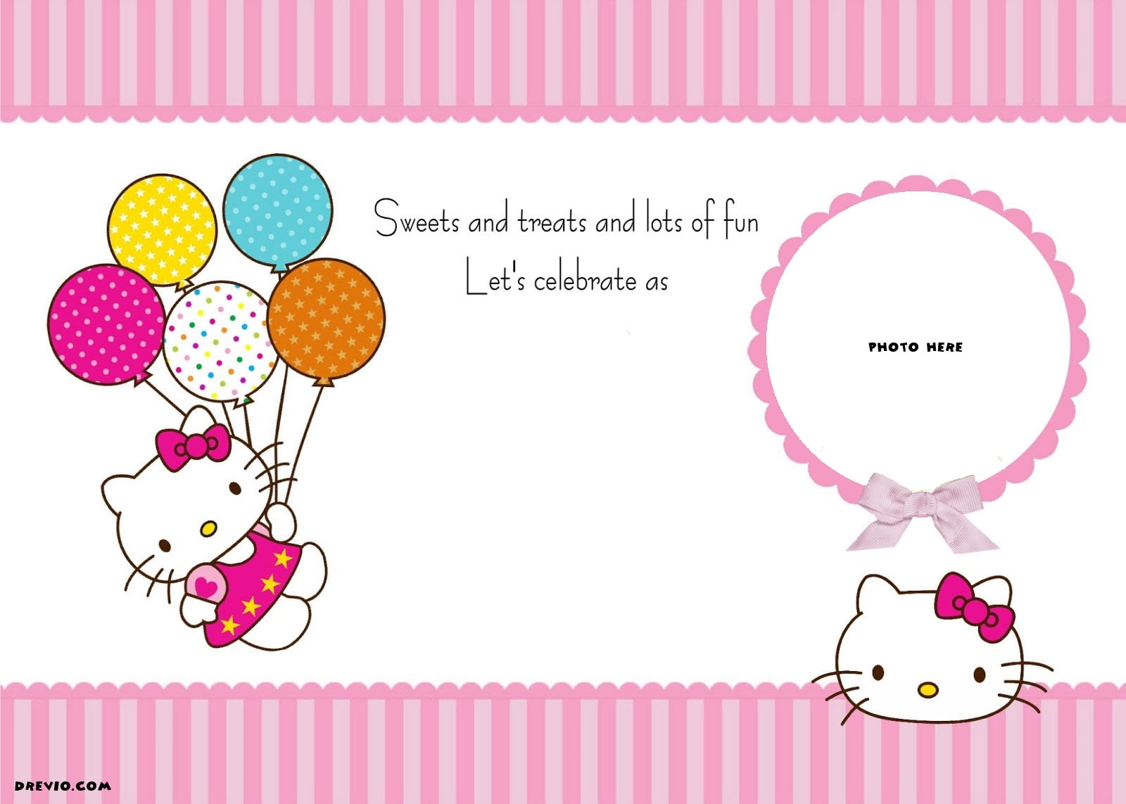 Free Hello Kitty Party Invitation Templates Printable Templates
