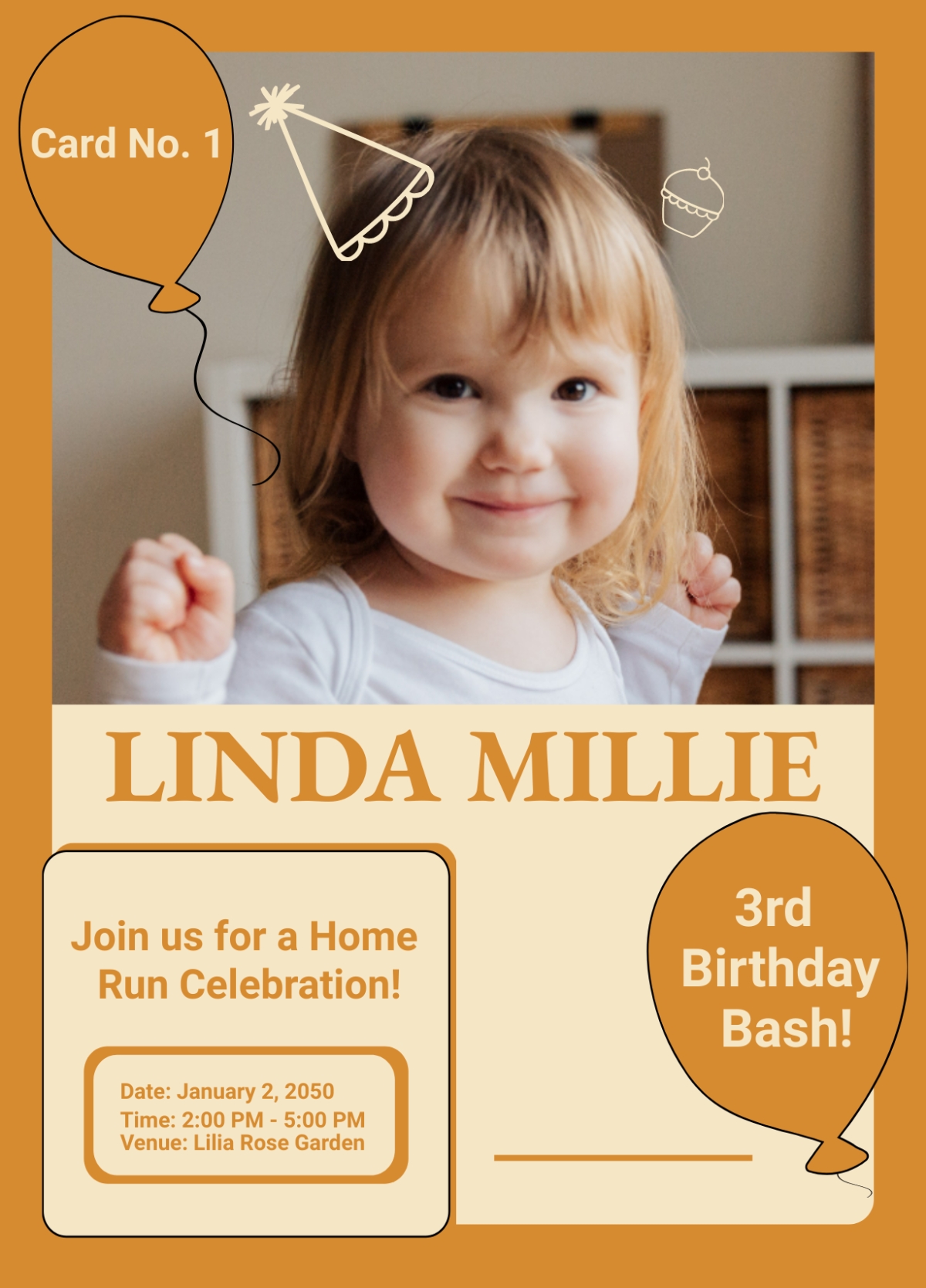 Free Jollibee Birthday Invitation Template Edit Online Download 