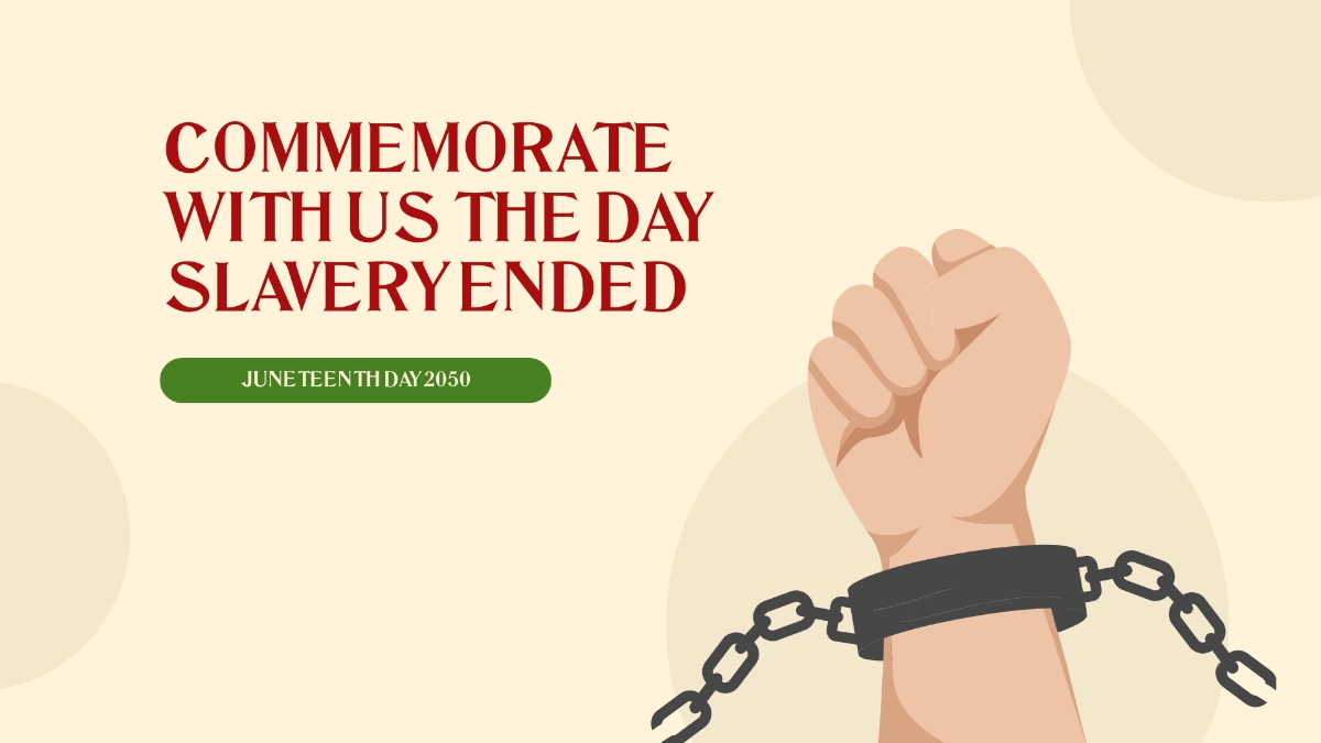 Free Juneteenth Invitation Background Template To Edit Online