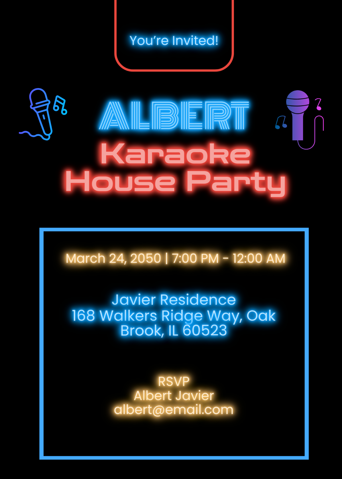 Free Karaoke Invitation Templates Editable And Printable