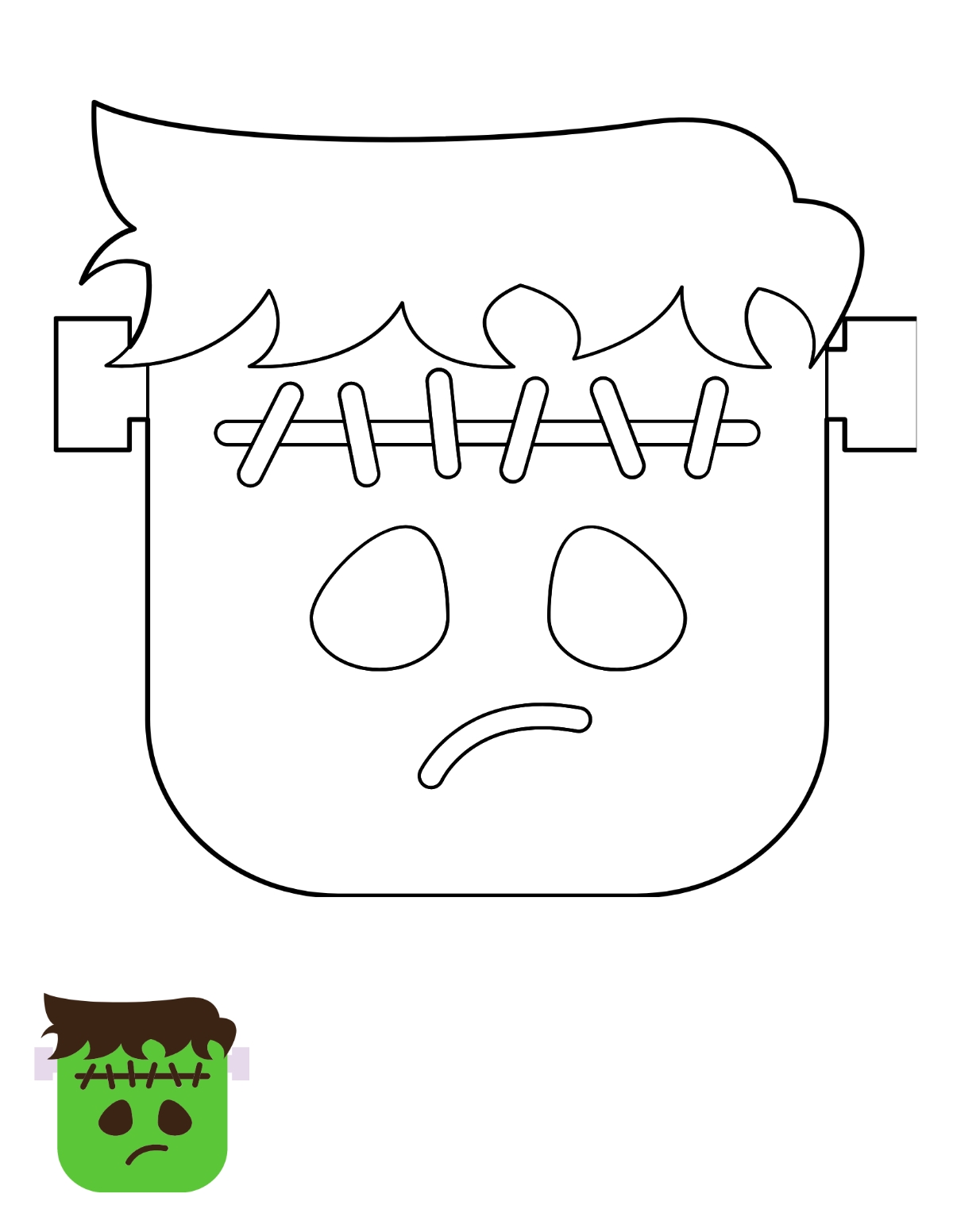 Free Kids Halloween Coloring Pages Template To Edit Online