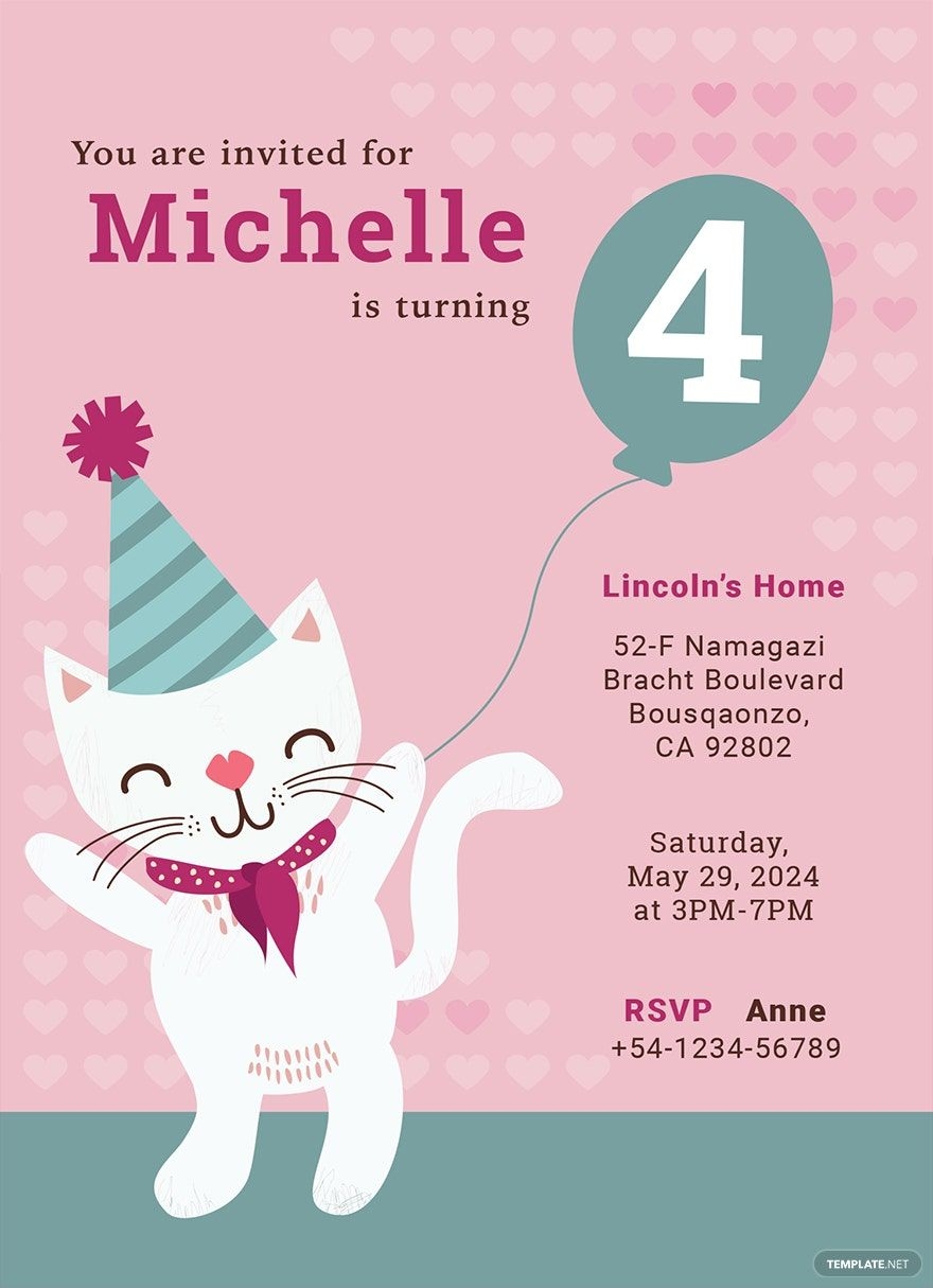 FREE Kitty Party Invitation Templates Examples Edit Online 