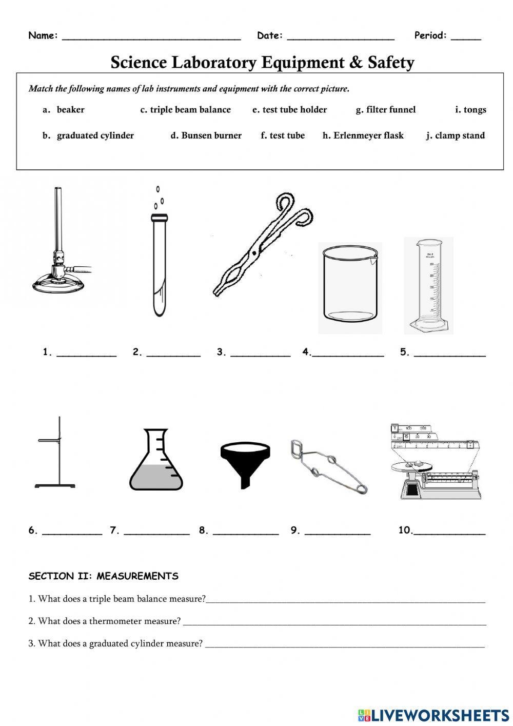 Free Lab Safety Worksheet Answers Download Free Lab Safety Worksheet 