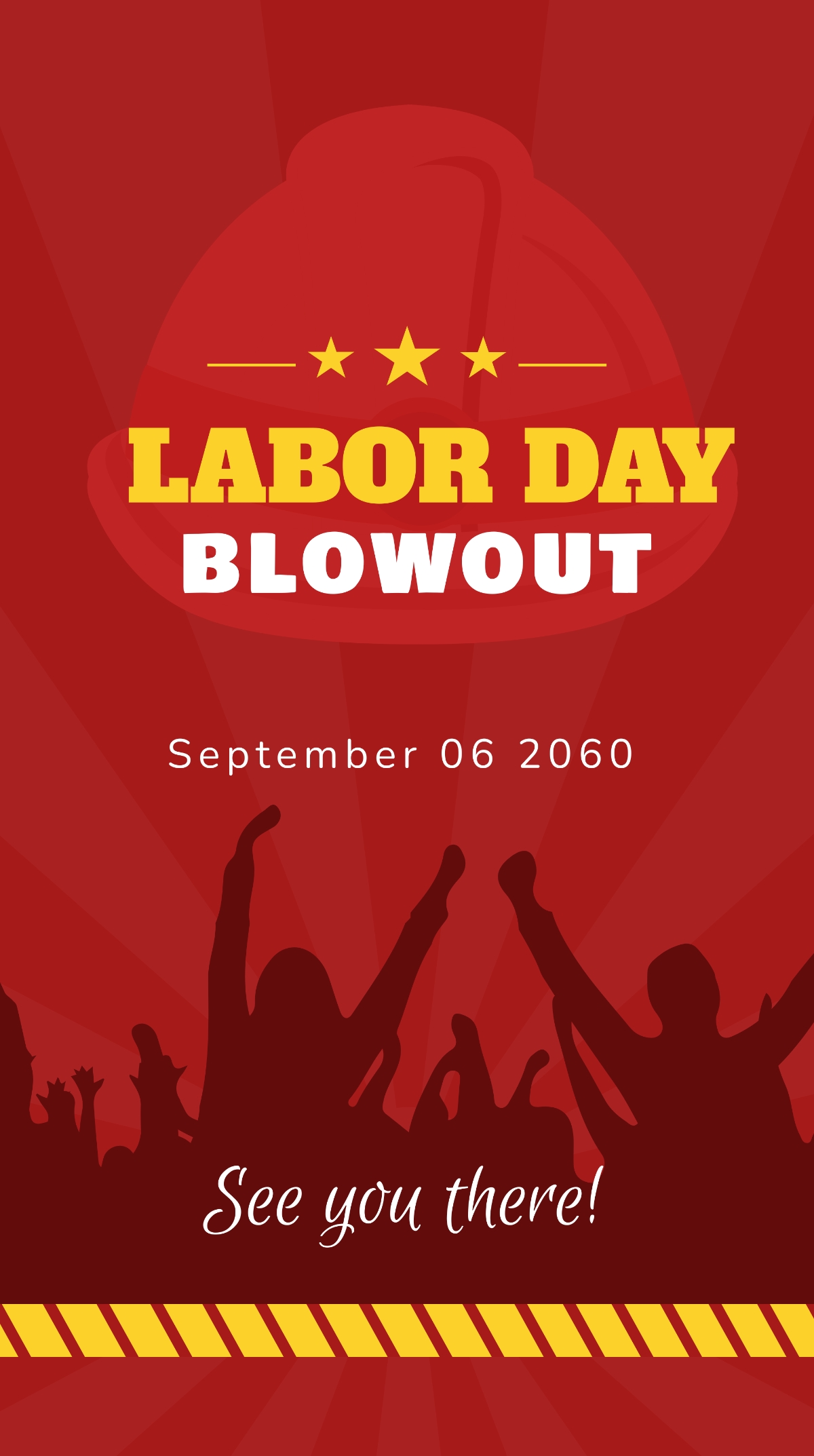 Free Labor Day Invitation Background Template To Edit Online