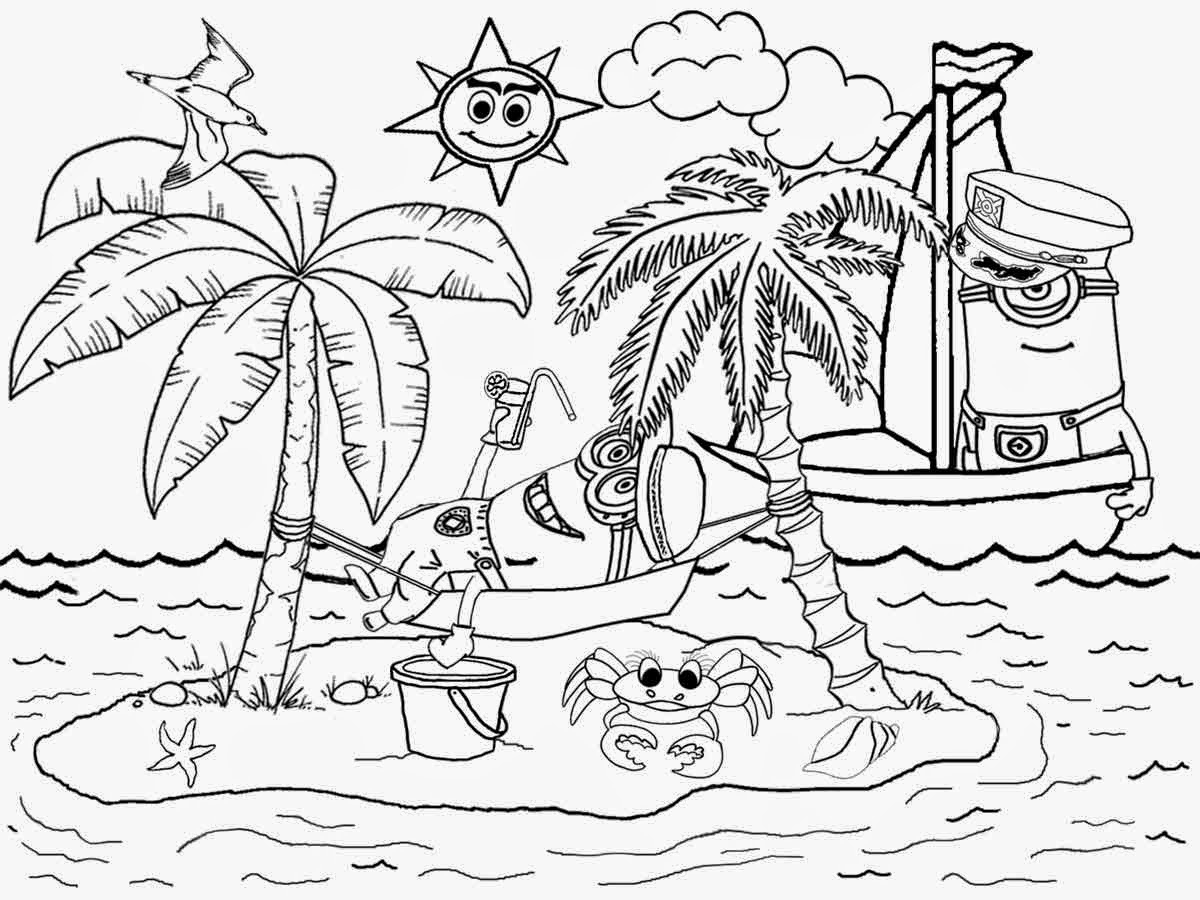 Free Landscape Coloring Pages At GetDrawings Free Download