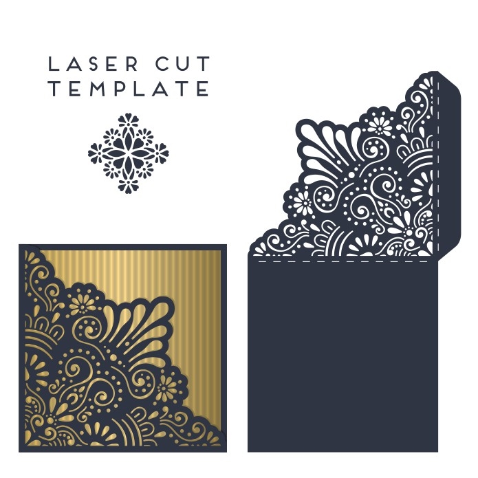 laser cut invitation templates free