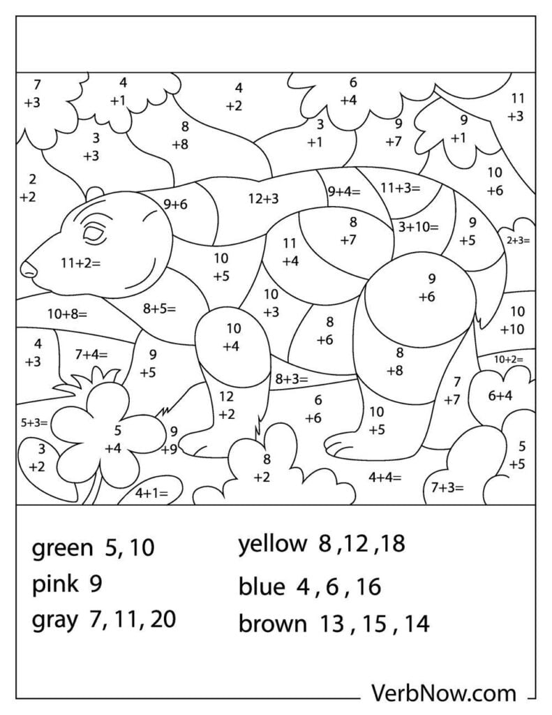 free math coloring pages printable
