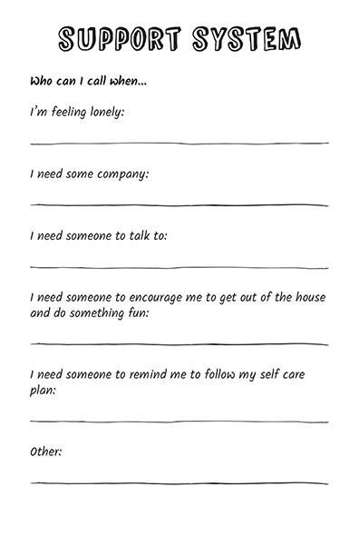 Free Mental Health Worksheets Printable PDF Library Worksheets Library