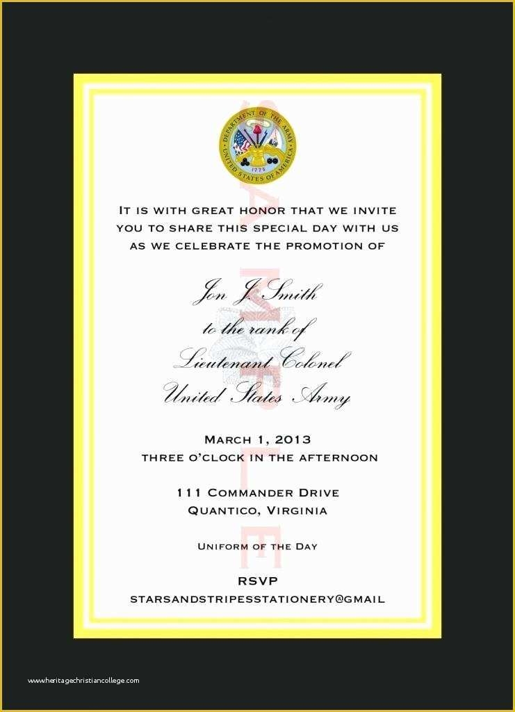 Free Military Retirement Invitation Template Of Navy Retirement 