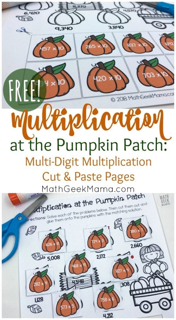 multi-digit multiplication worksheets