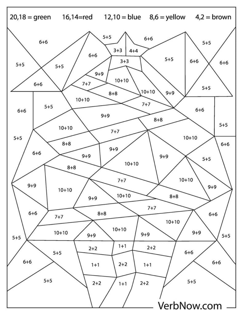 free math coloring worksheets