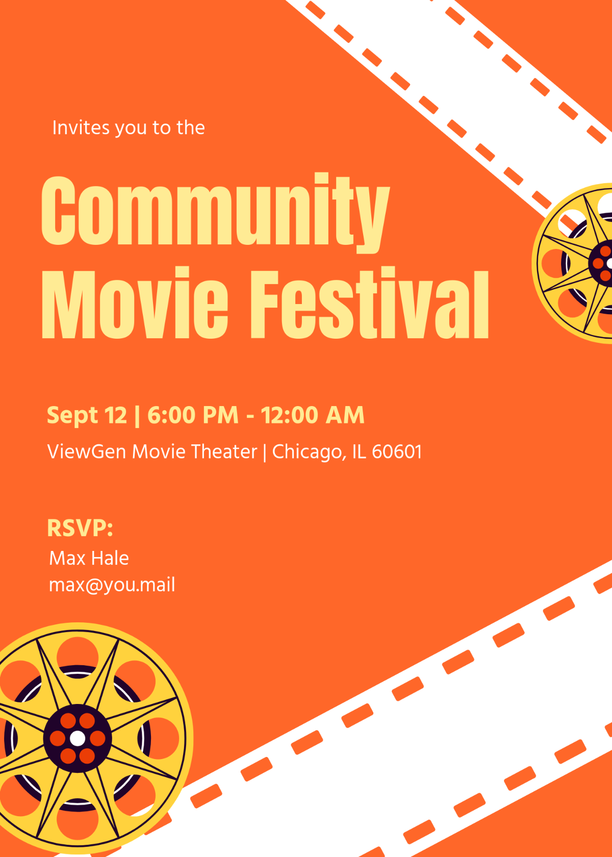 music concert invitation template free