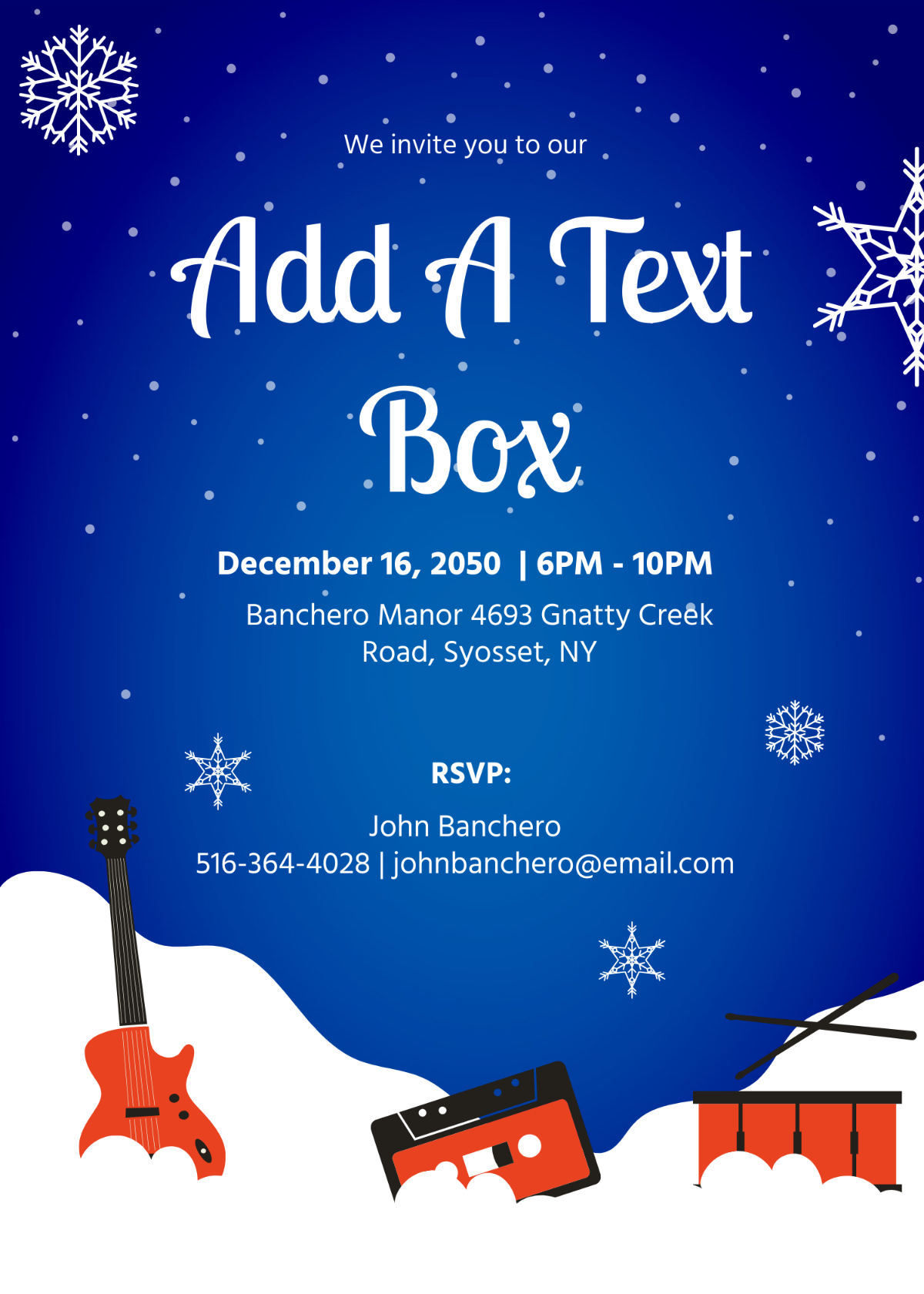 Free Music Concert Invitation Letter Template Edit Online Download 