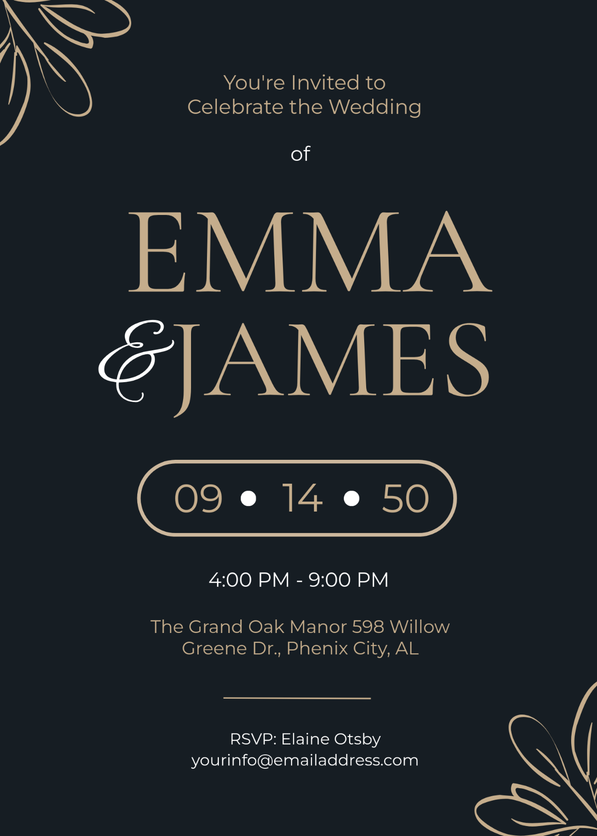 Free Music Concert Invitation Letter Template To Edit Online