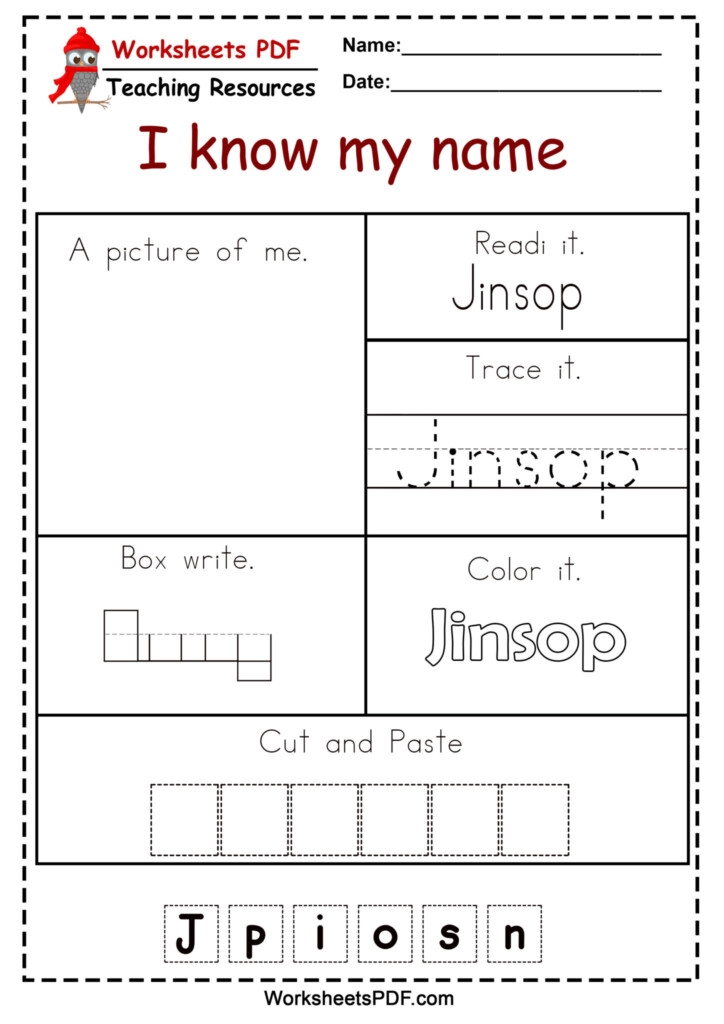 name tracing worksheets pdf