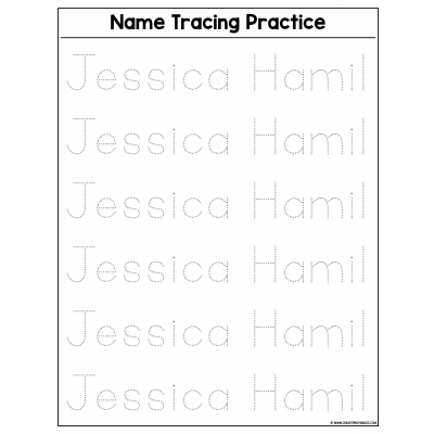 Free Name Tracing Worksheets Kidzone Nametracing Worksheets