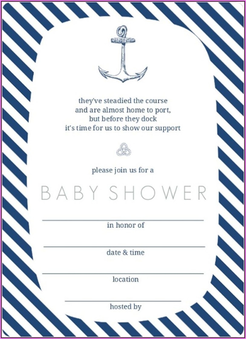 Free Nautical Invitation Templates Template 1 Resume Examples 
