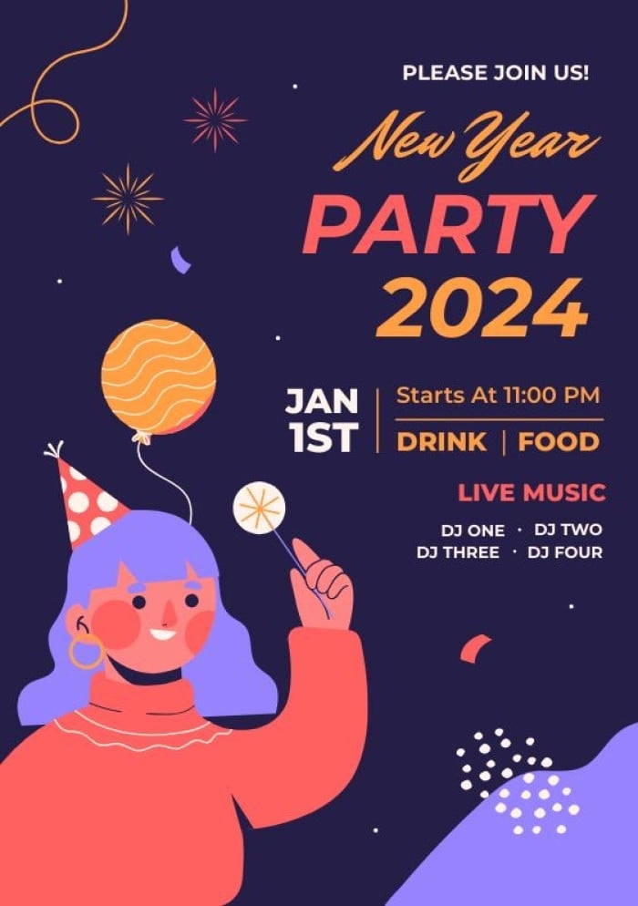 music party invitation templates