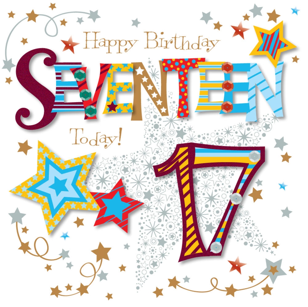 Free Printable 17th Birthday Cards Free Templates Printable