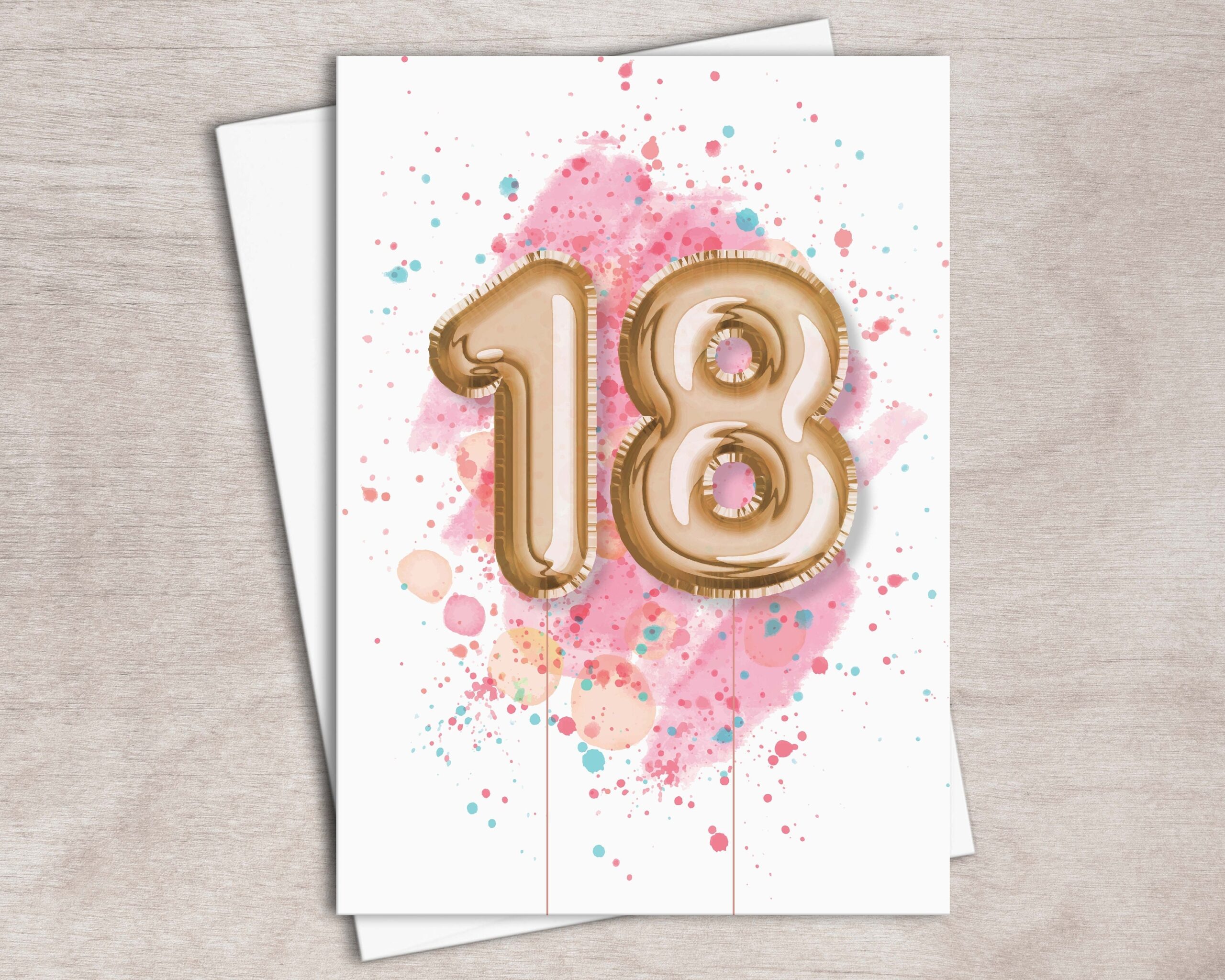 18th birthday card printable