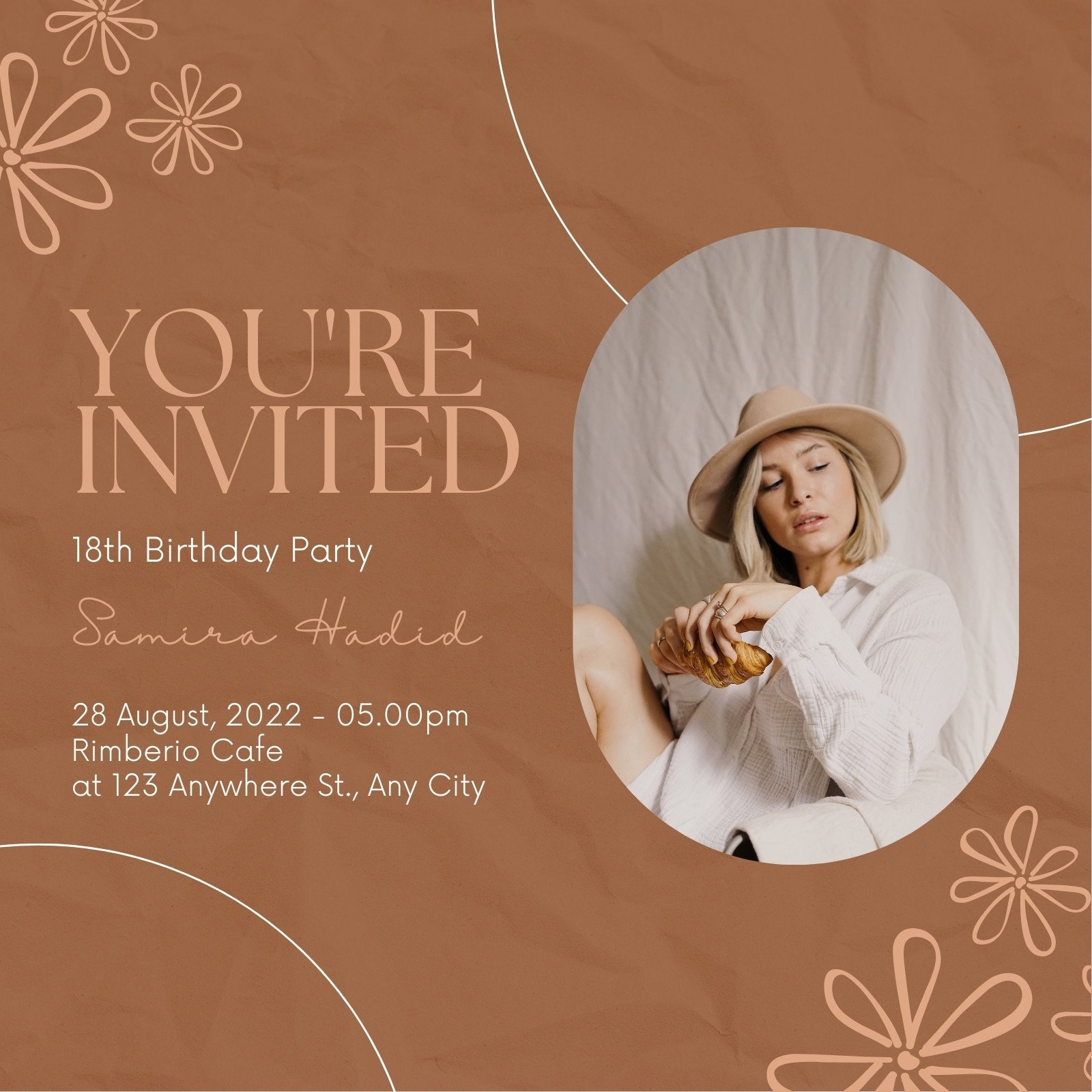 18th bday card printable