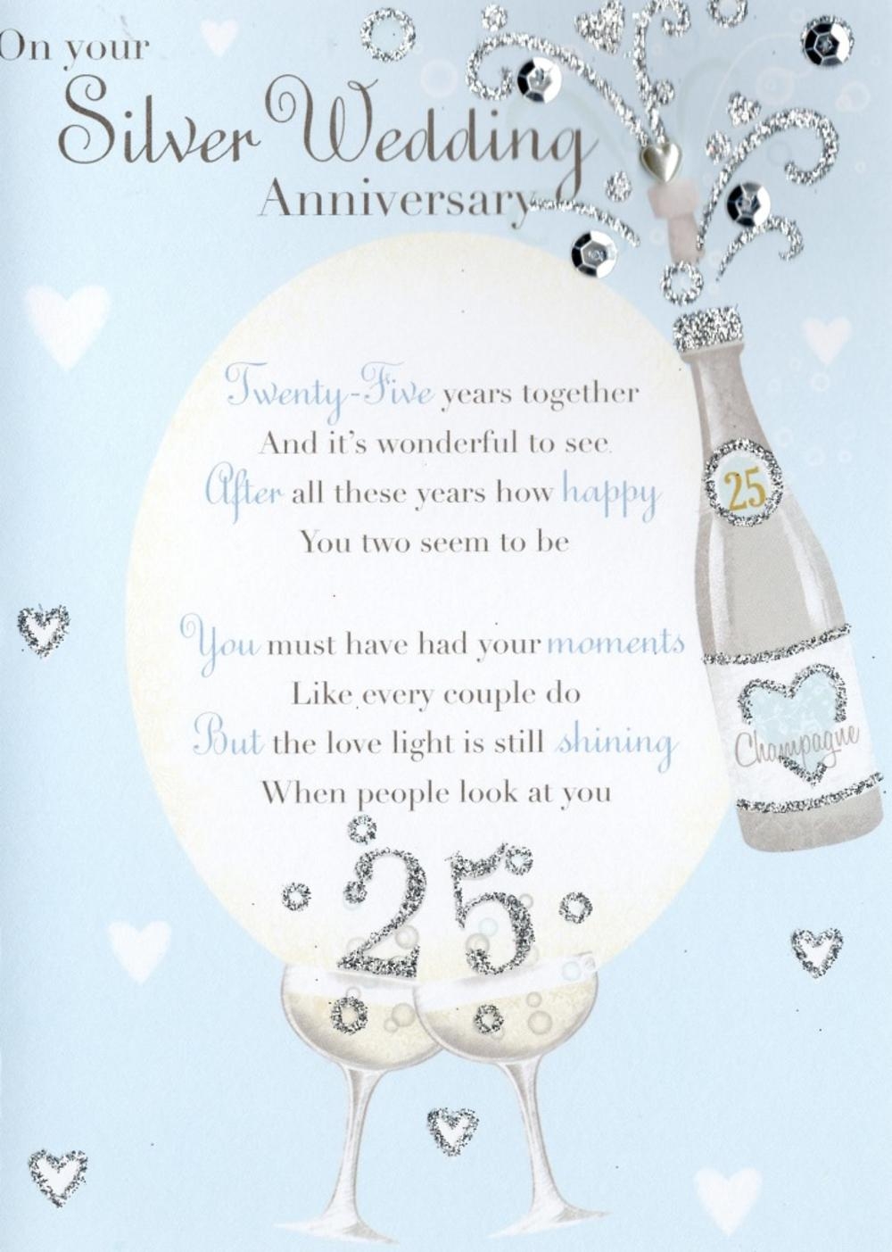 Free Printable 25th Wedding Anniversary Cards Printab Vrogue co