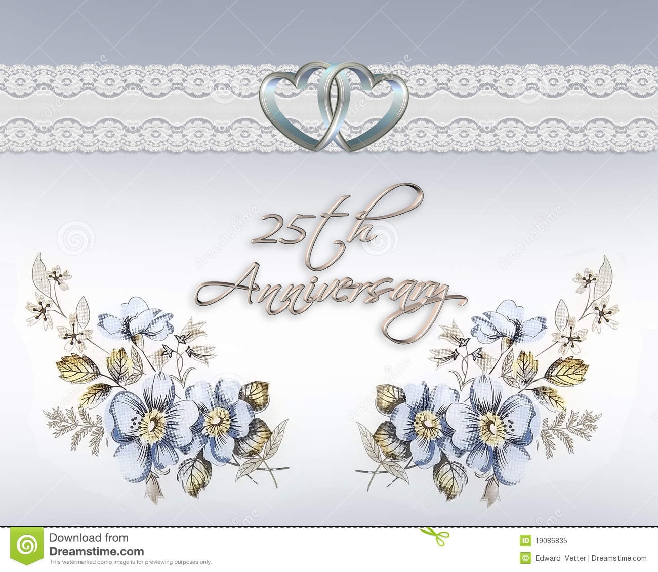 Free Printable 25th Wedding Anniversary Cards Printab Vrogue co